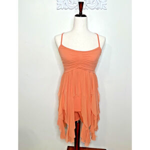 WEISSMAN Women's Adult M Dance Ballet Soft Flowing Costume PEACH Made in USA